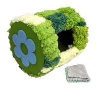 Monozoz Lit d'oiseau pour cage - Maison d'élevage chaude en peluche | Nid chaud pour perroquet, hamster, écureuil, ara, calopsitte, colibri, conure