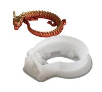 Monozoz Moules en silicone pour résine - Moule à savon en forme de dragon - Moules en résine époxy, moule en silicone fabriqué à la main pour les amateurs d'artisanat, les artistes et les amateurs