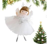 Monozoz Ornements d'ange de Noël - Ornement à suspendre en forme de poupée d'ange pour décoration de Nouvel An, anniversaire