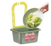 Monozoz Passoire alimentaire pour évier, panier à déchets | Filtre à déchets monté sur robinet pour vaisselle, savon, thé, restes, épluchures, restes de repas