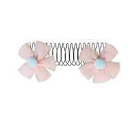 Monozoz Peignes latéraux pour femme | Épingles à cheveux cassées en forme de couronne de fleurs - Peigne latéral décoratif à forte tenue pour et filles