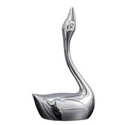Monozoz Repose-fourchette | Repose-cuillère, support à ustensiles en forme de cygne pour spatule, préparation des repas, zone de cuisson, évier, dortoir, cours de cuisine, pique-nique