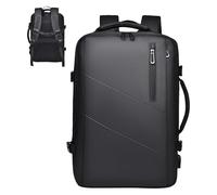 Monozoz Sac à dos de travail avec port de charge USB | Sac à dos de voyage extra large pour ordinateur portable avec port de charge USB pour adultes, personnel, étudiants