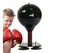 Monozoz Sac de frappe à ventouses, sac d'entraînement de table pour enfant, sac de boxe de vitesse - Sac de boxe de table robuste pour bureau, dortoir, étude, chambre ou salon