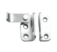 Monozoz Verrou de porte de sécurité | Loquet de sécurité en acier inoxydable - Loquet de porte simple et généreux pour portes coulissantes, portes d'armoire et portes d'armoire