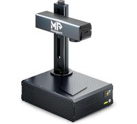 Monport Graveur Laser à Fibre 50W, 200x200mm Graveur Laser Portable avec Autofocus, Compatible LightBurn, Installation Facile, Précise&Rapide, Objectifs Sino-Galvo, Découpe Laser pour Métal Bois