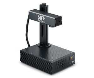 Monport Graveur Laser à Fibre 50W, Graveur Laser Portable de bureau avec Autofocus Compatible LightBurn Zone 200x200 mm Gravure laser 3D Objectifs Sino-Galvo, Découpe Laser pour Métal Bois Bijoux