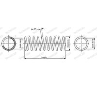 Ressort de suspension MONROE SP3954
