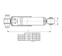 MONROE Amortisseur À Gaz Compatible Pour Ford Transit Pritsche Châssis