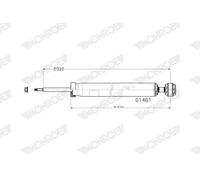 MONROE Amortisseurs Arrière Amortisseurs Télescopiques Pour Ford Puma CF7 J2K