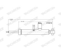 MONROE C1531S Amortisseur pour BMW