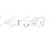 MONROE G8820 Amortisseur pour MERCEDES-BENZ
