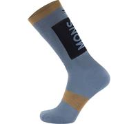 MONS ROYALE Atlas Merino Snow Sock - Homme - Bleu - taille 39/41- modèle 2025