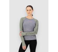 Mons Royale Bella Merino Haut Technique vert L