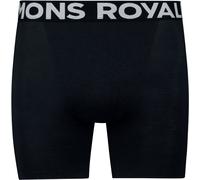Mons Royale - Caleçon en laine de mérinos - Hold 'em M Merino Boxer Black pour Homme - Taille L - Noir Noir L