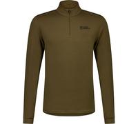 MONS ROYALE Cascade Merino Base Layer 1/4 Zip Ls - Homme - Vert - taille L- modèle 2026