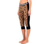 Mons Royale - Cascade Merino Flex 3/4 Legging - Collant thermique laine mérinos femme Aoraki Lily Toffee - M