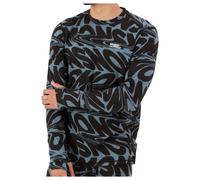 Mons Royale - Cascade Merino Base Layer L/S - Sous-vêtement mérinos - S - signal lost / goblin blue