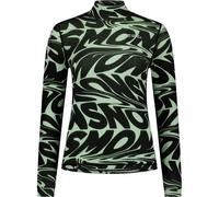 MONS ROYALE Cascade Merino Base Layer Mock Neck Ls W - Femme - Vert - taille M- modèle 2026