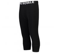 Mons Royale Merino Cascade Flex 3/4 Legging Pantalon technique noir XXL