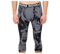 Mons Royale - Cascade Merino Flex 200 3/4 Legging - Sous-vêtement mérinos - XXL - mountain pixel grey