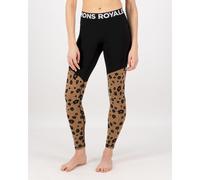 Mons Royale - Cascade Merino Flex Legging - Collant thermique laine mérinos femme Aoraki Lily Toffee - M