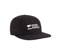Mons Royale - Casquette à visière plate - Velocity Trail Cap Black - Noir Noir