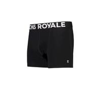 Mons Royale - Caleçon en laine de mérinos - Hold 'em M Shorty Merino Boxer Black pour Homme - Taille XL - Noir Noir XL