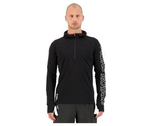 Mons Royale Homme Temple Tech Hood Manches Longues, Noir, M