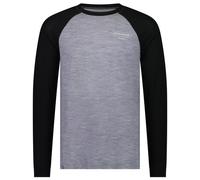 Mons Royale - Icon Merino Air-Con Raglan - Haut en mérinos - XXL - grey heather / black