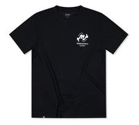 Mons Royale - Icon Merino Classic Thumbs T-Shirt - T-shirt - XL - black / big print