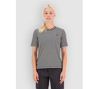 Mons Royale - Icon Relaxed Tee - T-shirt en laine mérinos femme MR Stripe - L