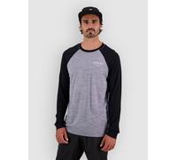 Mons Royale Icon Merino Raglan Haut technique gris L