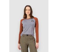 Mons Royale Icon Merino Raglan Haut Technique orange S