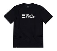 Mons Royale - Icon Merino T-Shirt - Haut en mérinos - M - black / white