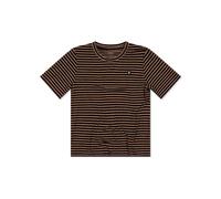 Mons Royale - Women's Icon Relaxed Tee - Haut en mérinos - M - mr stripe toffee
