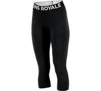 Mons Royale - Legging technique en laine de mérinos - Cascade W Merino Base Layer 3/4 Legging Black pour Femme en Laine - Taille XS - Noir Noir XS