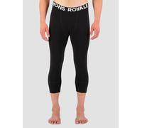 Mons Royale Merino Cascade Flex 3/4 Legging Pantalon technique noir XXXL