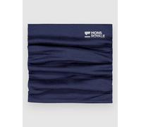 Mons Royale Merino Double Up Cache-cou Tube bleu Uni