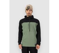 Mons Royale Offgrid Merino Fleece 1/2 Veste polaire noir S