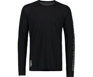Mons Royale - Première couche technique en laine de mérinos - Temple M Merino Long Sleeve Black pour Homme - Taille S - Noir Noir S