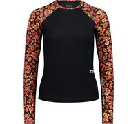 Mons Royale - Première couche technique légère en laine de mérinos - Bella Merino LS W Ditzy Camo/Black en Laine - Taille M - Noir Noir M