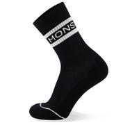 Mons Royale - Signature Merino Crew Sock - Chaussettes de cyclisme - EU 39-41 - black / white