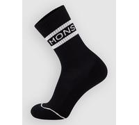Mons Royale Signature Merino Crew Socks noir S