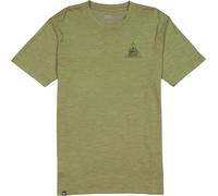 Mons Royale - T-shirt à manches courtes en laine de mérinos - M Icon Merino Classic T-Shirt Fern pour Homme en Nylon - Taille S S