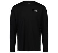 Mons Royale - T-shirt à manches longues en laine de mérinos - M Icon Merino Classic Long Sleeve Black pour Homme en Nylon - Taille L L