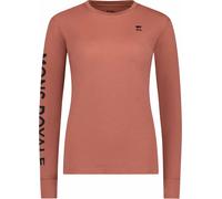 Mons Royale - T-shirt à manches longues en mérinos - Yotei W Merino Classic Long Sleeve Canyon Rose pour Femme en Laine - Taille M Rose M