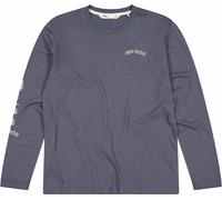 Mons Royale - T-shirt léger en coton bio et en mérinos - Yonder M Merino Organic Cotton Long Sleeve Vintage Black pour Homme en Coton - Taille XL - Noir XL