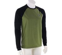 Mons Royale Tarn Merino Bike Wind Jersey - T-shirt en laine mérinos homme Fern / Black XL