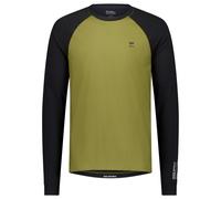 Mons Royale Tarn Merino Bike Wind Hommes T-shirt de vélo L Vert foncé olive